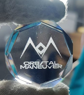 【50個セット】LED発光 K9クリスタルガラスキーホルダー